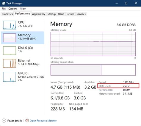 memory slots in motherboard|How to quickly determine memory slots available on .